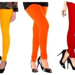 Women Plain chudidaar Leggings Pack of 3_PT_95978-image-2