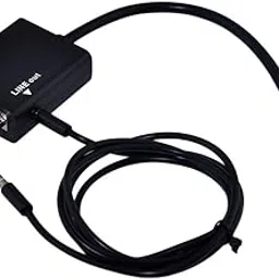 Microware Mini HDMI Male to VGA Female Audio & Video Converter Connector Cable Adapter (Black)-picture-17