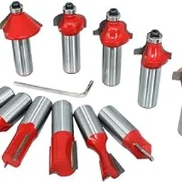 Router bits for wood Carving router panel bit 12 Pieces Multi Shapes Router/Trimmer Bit Set 1/2 inch (12 Pcs| Size 8 mm|Color-Multi| Material-Carbon steel)-picture-22