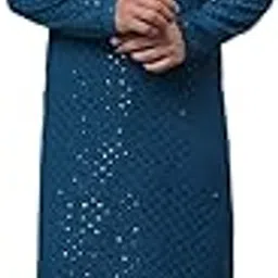 jompers Men Chikankari Embroidered and Sequence Kurta with Churidar-picture-39
