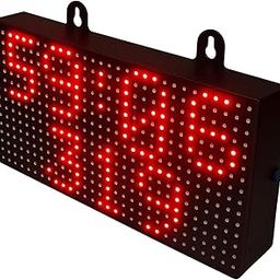 generic Digital LED Stopwatch with WiFi Control, 64cm x 16cm Display, Metal Body, Multiple Timing Modes (Red)-picture-31
