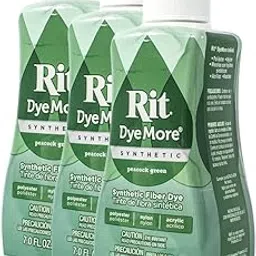 Rit Dye Liquid Synthetic 236ml Peacock Green Pack of Three-image-36