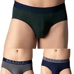maniac || Mens || Cotton || Brief || Pack of 3-picture-18