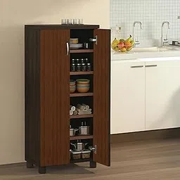 Furniva Spice 2-Door Kitchen Cabinet | Engineered Wood Storage Organizer for Modern Homes | 6 Shelves Cupboard with Doors | Pantry Cabinet for Kitchen | DIY Assembly (Sonoma Oak)-picture-14