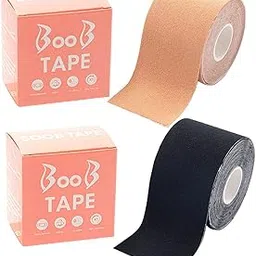 Licogel Women Breast Lift Tape Adhesive 2 Rolls Cotton Waterproof Breast Push up Tape Chest Tape Body Tape Cotton-picture-28
