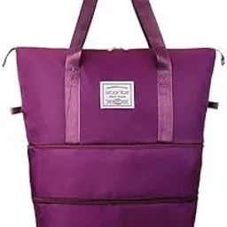 trendytrolley Expandable Foldable Duffel Bag Suitcases,Detachable Rolling Wheels,Rolling Duffle Bag with Wheels,Suitcase with Wheel,Carry on Luggage,Gift for Men Women Lightweight Suitcases Violet-picture-24