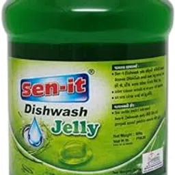 Sen-it Dishwash Jelly, Advanced Grease and Odor Removal Gel, Green, 800ml, Removes 100+ Odours in Single Wash-picture-19