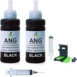 ANG Inkjet Refill Ink for use All Inkjet, deskjet, officejet Black Ink cartridges 200ml Bk, and Sucion Tools and Syringe-picture-21