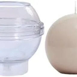 FirstTry Round Shape Candle Mould I 3D Ball Orb Sphere Acrylic Epoxy Casting Mold I for DIY Handmade Pendant Necklace Jewelry Chocolate Keychain Plaster Soap Bath Bomb Resin Wax Art Crafts (5 CM)-picture-29