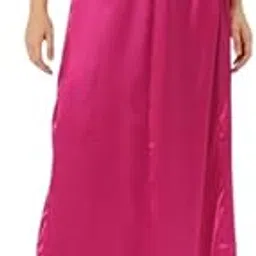 ms. lingies Women's Satin Silk Saree Petticoat Underskirt | Indian Lining for Sari - Pink (Size - 2X-Large)-picture-50