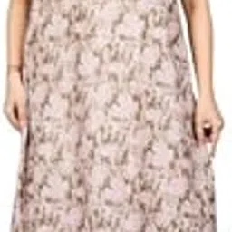 Permium Cotton Long Half Sleeve Printed Nighty for Women-picture-39