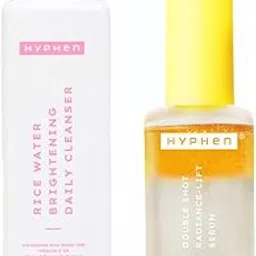 Hyphen Double Brightening Cleanse & Treat Combo |10% Rice Water Face Wash & 18% Brightening & 20% Collagen Boost Face Serum | Brightens & Treats Pigmentation | All Skin Types (Pack of 2)-picture-54