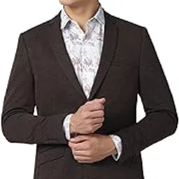 van heusen Men's Brown Regular Casual Blazer-picture-52