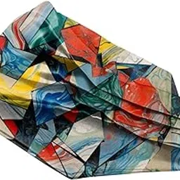 blacksmith Geo Wooden Printed Ascot for Men - Scarf Neckwear for Men with Matching Pocket Square-picture-51