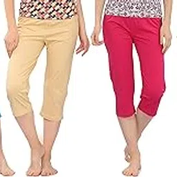 zebu Women's Plain Capri (Pack of 4 Capri)-picture-18