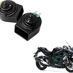 H18 Universal Car & Bike Horn, 12V Loud Sound, Waterproof & Durable, Horn for Ninja H2 SX & Other Bikes, Cars.-picture-27