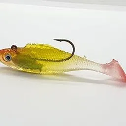 Fishing Lures Saltwater Silicone Soft Bait Artificial Baits, Fishing Spoon Single Hook | Fish Fishing Soft Lure | Pack of 1-picture-18