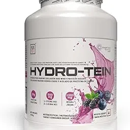 Hydro Tein | 25g Dual-Protein Matrix – Hydrolyzed Marine Collagen + Whey Isolate | Lean Muscle Gain, Skin & Joint Support. (1650 Grams, Mystic Berry)-picture-18
