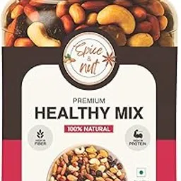 Spice & Nut Healthy Mix Assorted Blend of Nuts, Seeds, and Dried Fruits Ready to Eat Snack Jar (500 Gram, Healthy Mix)-image-4