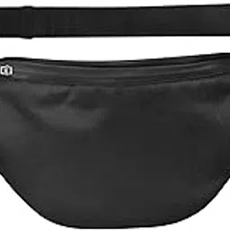 syutm Unisex Large Big Waist Pack Travel Handy Hiking Zip Pouch Elegant Style Document Money Phone Belt Sport Bag Bum Bag for Men and Women Nylon Adjustable Strap… (Jet Black)-picture-43