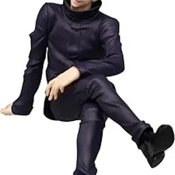 Trunkin Jujutsu Kaisen Sitting Gojo Satoru Action Figure | PVC Black Collectible Manga Weeb Model Toy Statue Gift for Anime Fans | Anime Figurine | 13 Cms-picture-12