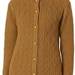 hautemoda Women's Wool Cardigan with Pockets-picture-31