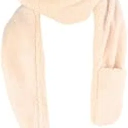 merishopp 3 in 1 Womens Winter Hats Warm Long Scarf Gloves Windproof for Cold Weather Khaki-picture-20