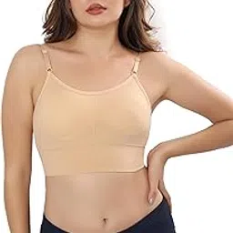 fabluk Cotton Sports Bra for Yoga, Sports, Gym & Workout - Breathable, Supportive, and Stylish Everyday Wear, Ideal for All Women-picture-33