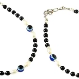 Silver Plated Beaded Anklet for Women & Girls,VSH_Ank_323-picture-16