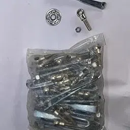 SARMAN MUSICAL Wooden Musical Dholak Instrument Drum Nuts & Bolt 18 Pcs-picture-32