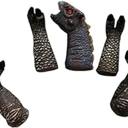 Lyla 5 Pieces Dinosaur Finger Puppets Toys Finger Dolls for Kids Children Ankylosaurus-image-14