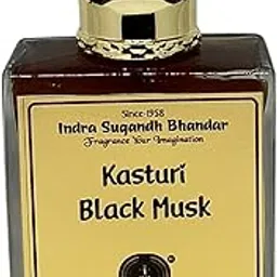INDRA SUGANDH BHANDAR Luxury Perfume For Men Black Musk|Kasturi Original Musky, Woody & Spicy Long Lasting Eau De Parfum 50ml Spray Pack-picture-36