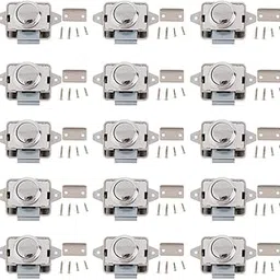 The Style Sutra 15x Heavy-duty Push Button Lock RV Boat Drawer Cupboard Home Cabinet Sliver|Motors | Parts & Accessories | RV, Trailer & Camper Parts |15 Pieces Push on Lock Latchs-picture-10