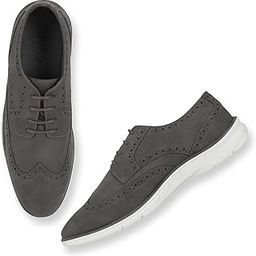 yoho Brogue Semi-Formal Shoes for Men | Comfortable Cushioned in-Sole | Vegan Leather | Lightweight | Modern | Outdoor Casual Shoes | Office-picture-7