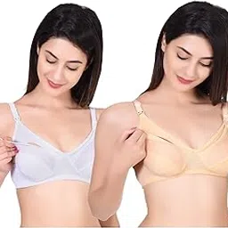 Orenzy Women's Nursing/Feeding/Maternity Bra Pack of 2 Pieces-picture-33