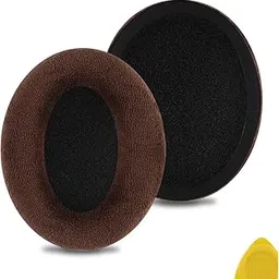 Geekria Earpads for Sennheiser PC350 SE, HD380, HMEC250, HD380 pro, PXC350, PC350, PXE350, HME95, Headphones Ear Pad/Ear Cushion/Ear Cups/Ear Cover/Earpads Repair Parts (Brown) image 1