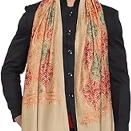 weavers villa Men's Matka Embroided Cashmilon Gents Shawls, Stoles, Muffler for Men [28" X 80"]-picture-37