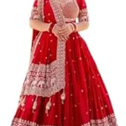 Festival Lehenga Choli Set for Women, Traditional Indian Wedding-picture-26