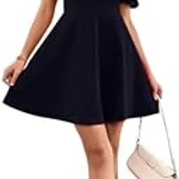oomph! Women's Polyester Blend Fit and Flare Mini Dress-picture-19