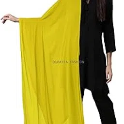 dupatta fashion Solid Chiffon Dupatta For Women's & Girls/Lightweight, Elegant & Vibrant Colors-Length_2.50 Meters-picture-10
