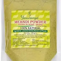 Yauvanya Original Indian Pure and Natural Henna (Mehndi) for Hair - 100 gms | Natural Hair Color | Vegan-image-59
