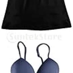 zoomella 2 Pieces Womens Adjustable Strap Built In Bra Tank Tops-picture-14