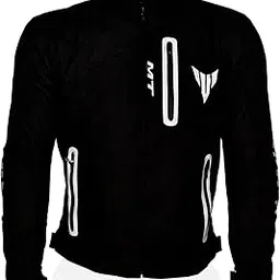 YAMAHA Men's Mt Universal Fit Protective Riding Jacket (Y6Amtbbj0S21_Black_S) - Polyester, Standard Length image 1
