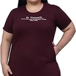 trend level Women's Longline Plus Size Side Slits Side Pocket Printed Tshirts-picture-56