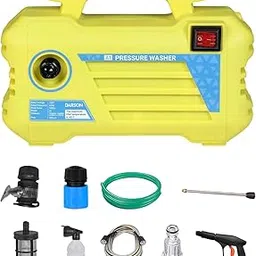 Darson A1 car Washing Pump, Pressure Washer 1600 Watts Motor, 100 Bars, 6.5L/Min Flow Rate, 7 Meters Outlet Hose, Portable Pressure Washer for Car, Bike & Home Cleaning-picture-25