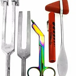 Lot 5 - Reflex Hammer Red Penlight, Tuning Fork C128, C512 & Rainbow Scissor-picture-59