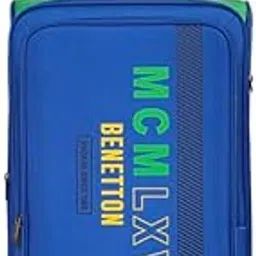 united colors of benetton Topaz Unisex Polyester Soft Luggage - Blue, 69Cm Mid Trolley Bag-picture-28