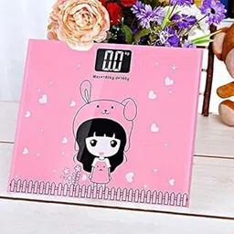 Crevizon Electronic Digital LCD Body Scale Fitness Machine Bathroom Body Weighing Scale Weight (Multicolor)-picture-34