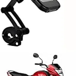 Motorcycle Bike Phone Holder, Waterproof Mobile Mount with TPU Touch Screen, 360° Rotating Universal Bicycle Holder for Smartphones Under 6.5 Inches Compatible with T-VS-Scooty-P-ep-Pl-us-picture-40