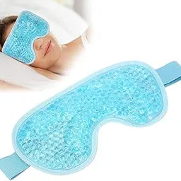 Jenibri 1Pack, New Eye Mask - Ice Cold Compress For Puffy Eyes - Hot Cold Gel Bead Facial Mask For Dry Eyes - Frozen Masks Dark Circle, Migraine, Headache and Sinus Pain for Unisex.-picture-33